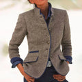 Valeria | Jacket with High Collar and Modern Design