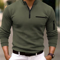 Daniel | Long Sleeve Shirt with Zipper and Modern Design