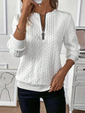 Flavia | Elegant Knitted Sweater with Zipper
