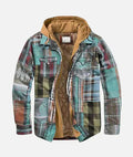Lukáš | Patchwork Check Jacket for the Cold Season