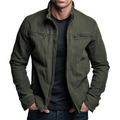 Samuel | Men's Zip Jacket Cotton Vintage Washed Lightweight Casual