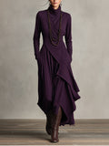 Natalie | Dress with Elegant Draping and Daily Comfort