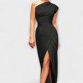 Axa - Asymmetrical Evening Dress with Elegant and Refined Design